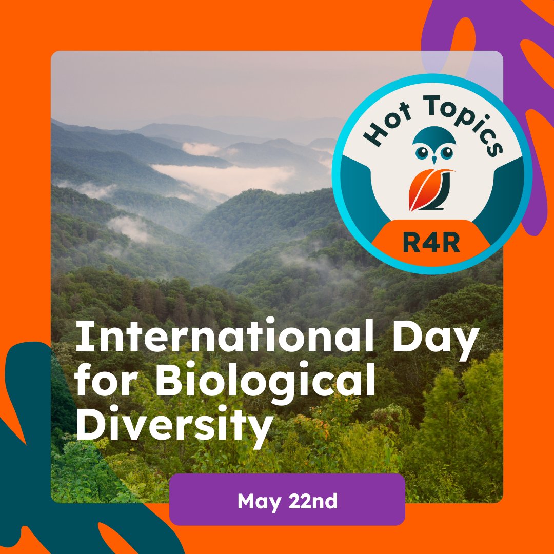 May 22nd is International Day for Biodiversity! 🐢🐟 🦙 🐝 Let's protect all the unique and beautiful species of the world. 🐍🦑🐘🐌 To learn more about the International Day for Biodiversity, visit resources4rethinking.ca/en/theme/biodi…. #InternationalDayForBiodiversity #Biodiversity