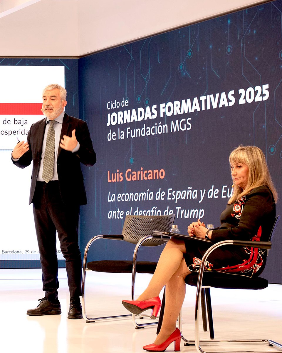 Hemos celebrado una nueva conferencia de nuestro #CiclodeJornadasFormativas en la que, junto a <a href="/lugaricano/">Luis Garicano 🇪🇺🇺🇦</a>, empleados, agentes y clientes MGS Club, descubrieron los 𝗿𝗲𝘁𝗼𝘀 𝗱𝗲 𝗘𝘂𝗿𝗼𝗽𝗮 𝘆 𝗹𝗮𝘀 𝗰𝗹𝗮𝘃𝗲𝘀 𝗽𝗮𝗿𝗮 𝗶𝗺𝗽𝘂𝗹𝘀𝗮𝗿 𝗹𝗮 𝗰𝗼𝗺𝗽𝗲𝘁𝗶𝘁𝗶𝘃𝗶𝗱𝗮𝗱🌍🚀