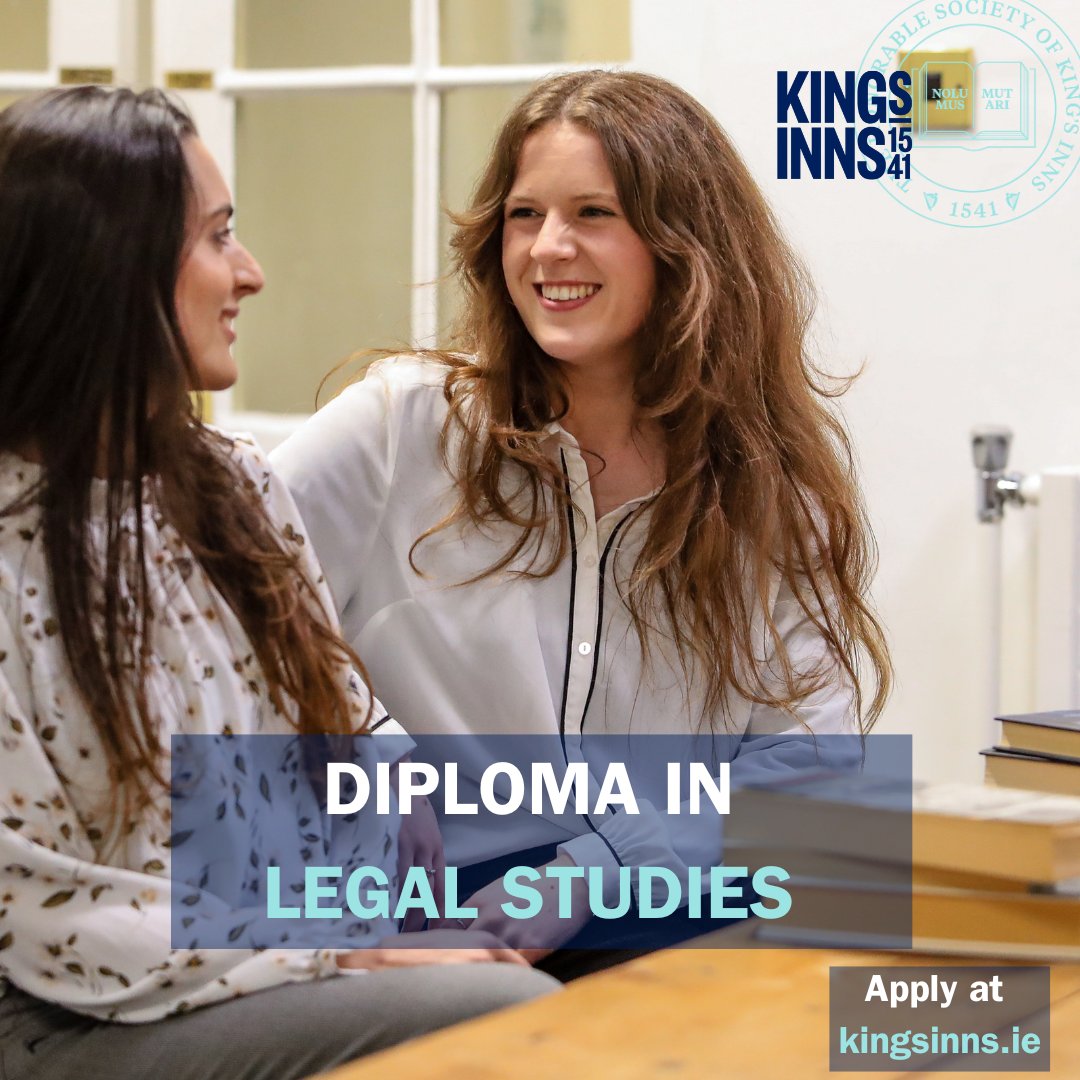 ⚖️ Did you know that, by doing the King’s Inns Diploma in Legal Studies you are eligible to sit the Barrister-at-Law entrance examination?

Learn more about the course &amp; apply now at kingsinns.ie/education/dipl…

#studylaw #onlinelearning #law #legalstudies #kingsinns #maturestudent