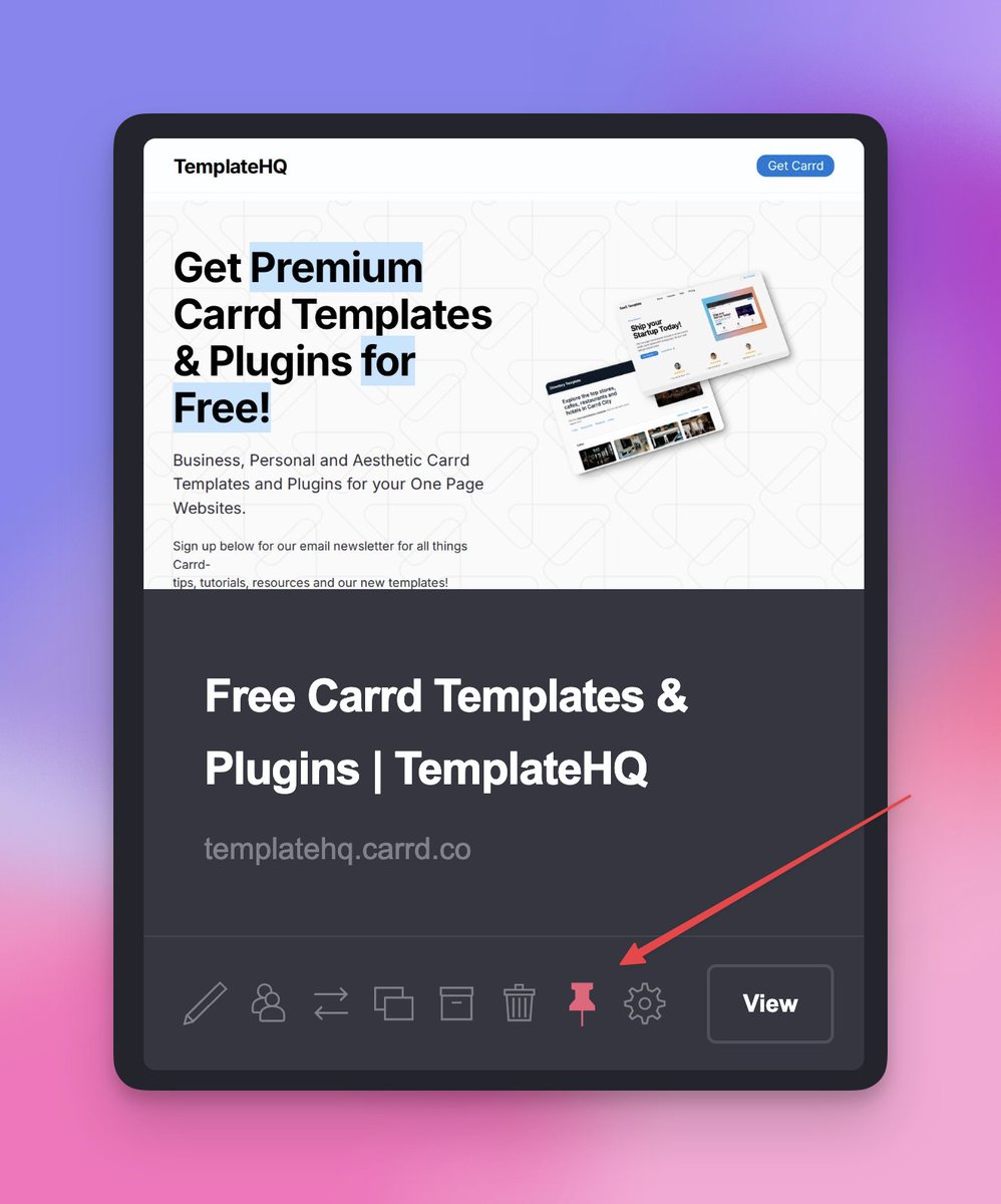 Seems like <a href="/carrd/">Carrd</a> heard my feedback!

'Pin site to top' feature seems to be live 🙌