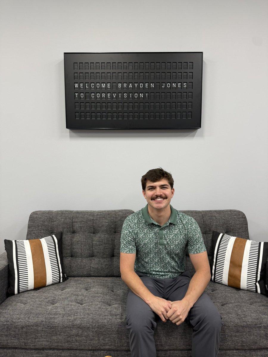 coreVISIONFG's tweet image. Meet Brayden Jones! Brayden is a Junior at Indiana Univeristy (Go Hoosiers!) and is studying Accounting. We are excited to have Brayden here at coreVISION this summer!
