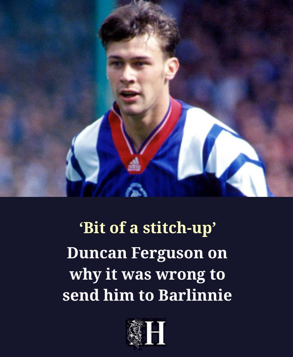 "It’s a scary place for anyone, but imagine playing for the Rangers and going into Barlinnie" - Duncan Ferguson speaks out in our interview👇

heraldscotland.com/news/25145875.…

<a href="/TeddyJamieson/">Teddy Jamieson</a>
