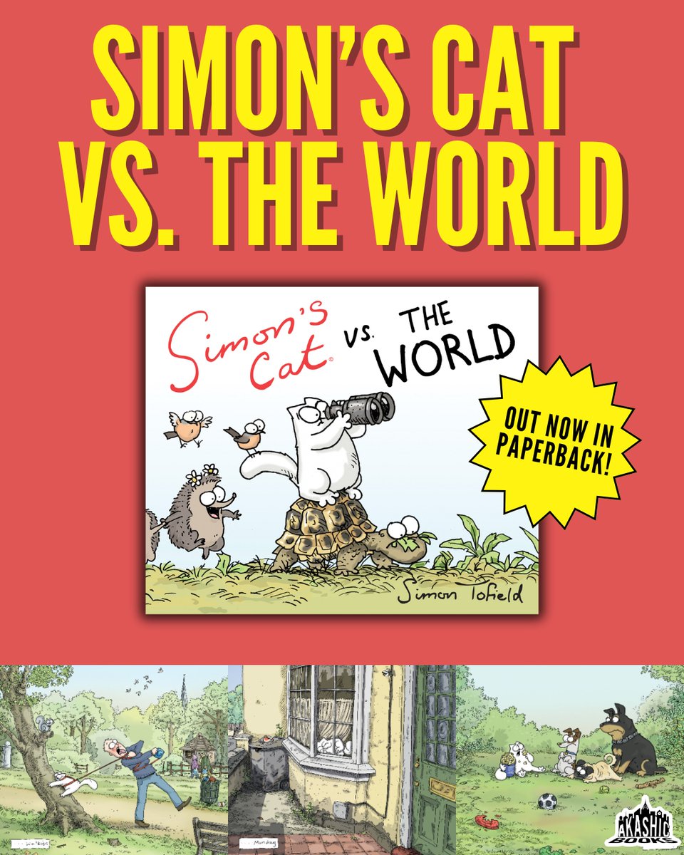 Now in paperback, the world’s favorite cat faces his biggest series of challenges yet, as he takes on the whole globe! Order now akashicbooks.com 🐾