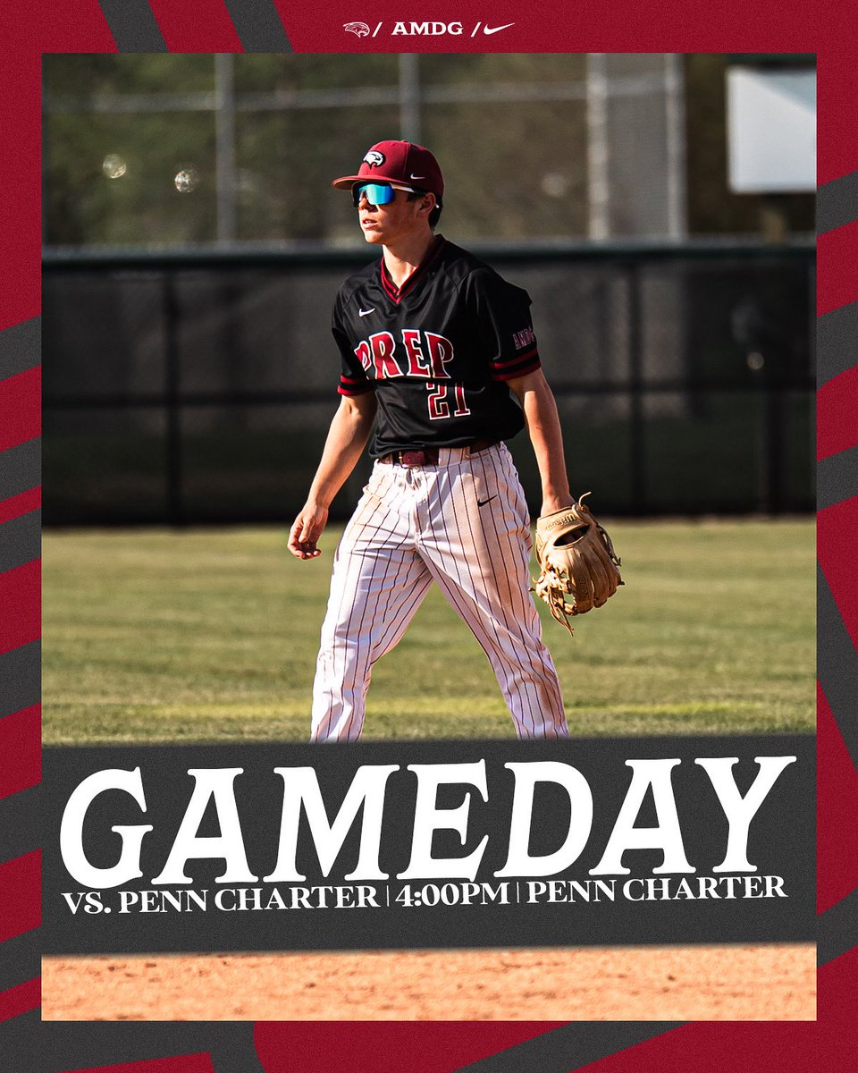 🚨GAMEDAY🚨

🆚: Penn Charter
⏰: 4PM
📍: Penn Charter - Palaia Field
📺: WSJP YouTube 

#BetterThanYesterday #GoPrep