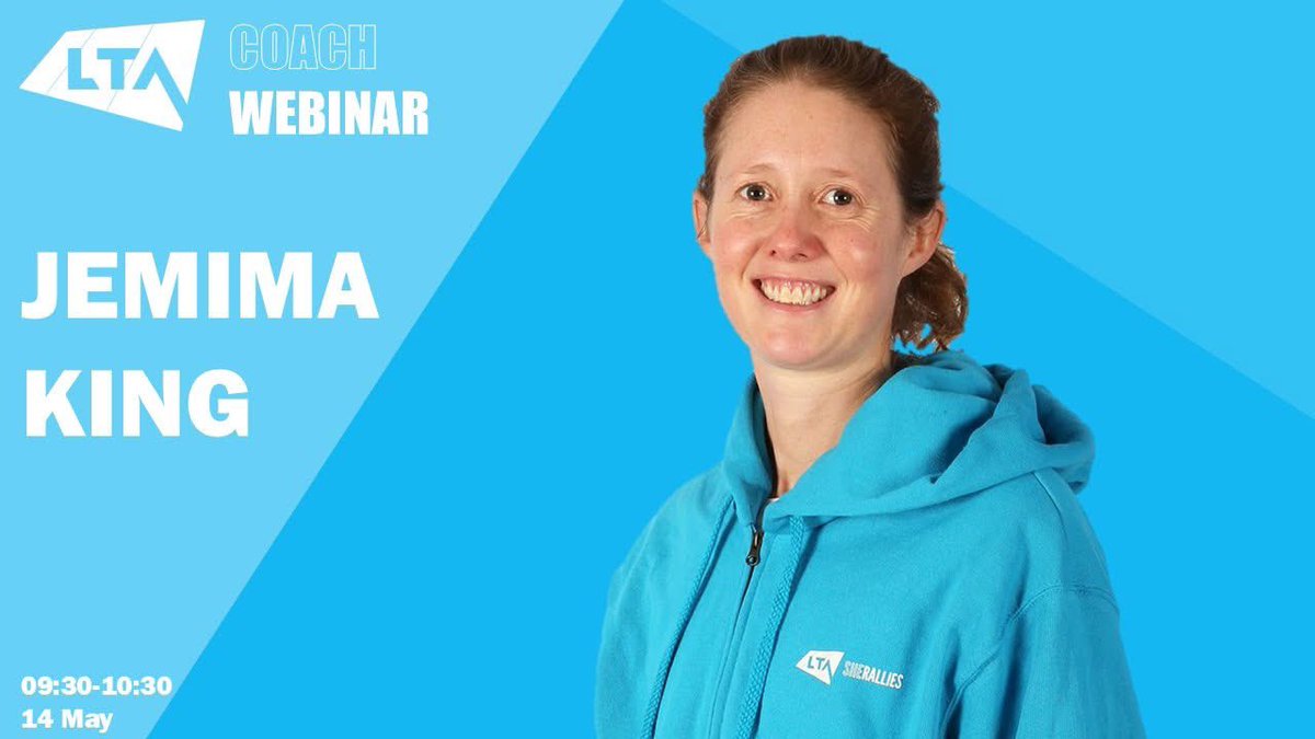 📢 COACH WEBINAR
To mark this year's Mental Health Awareness Week, we're chatting to Jemima King, LTA senior performance coach, about the tricky task of achieving optimal work-life balance as a coach⚖

⏰ 09:30 - 10:30
📆 Wednesday 14 May

Book now👉 bit.ly/ltacoachwebina… ⏰