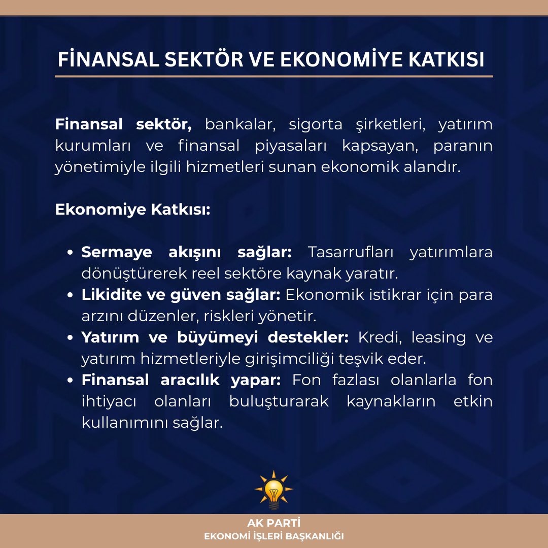 AK Parti Ekonomi İşleri Başkanlığı (@ekonomiisleri) on Twitter photo 
