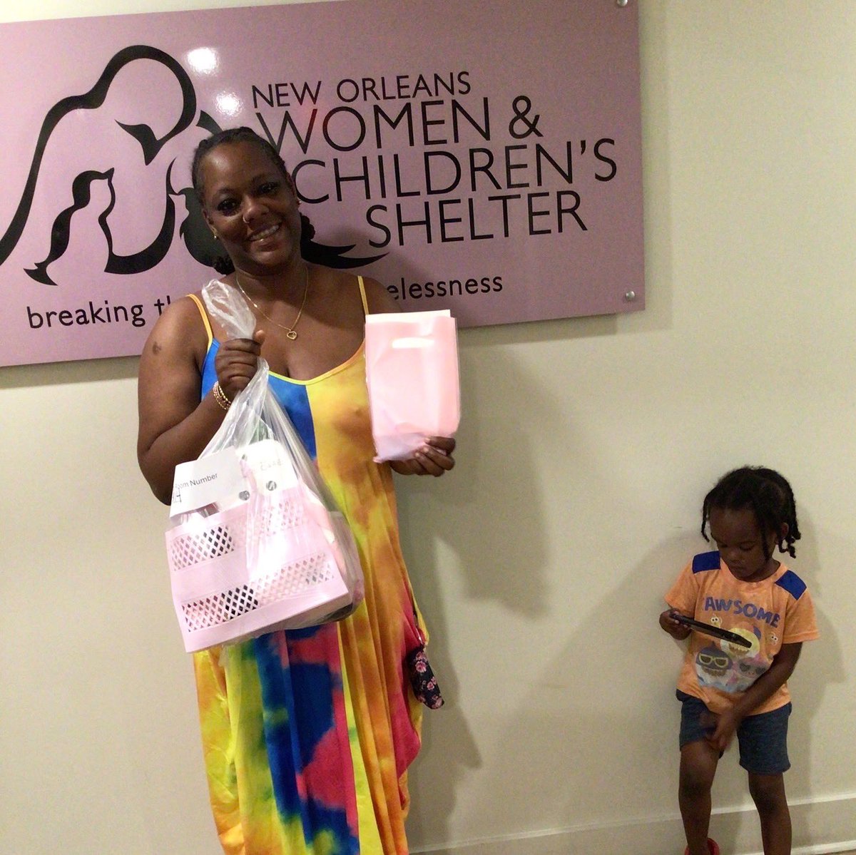 Hope everyone had an amazing Mother’s Day! We treated the all the amazing moms at <a href="/NOWCShelter/">New Orleans Women & Children's Shelter</a> with a special delivery with a curated shower tote filled with goodies! ❤️