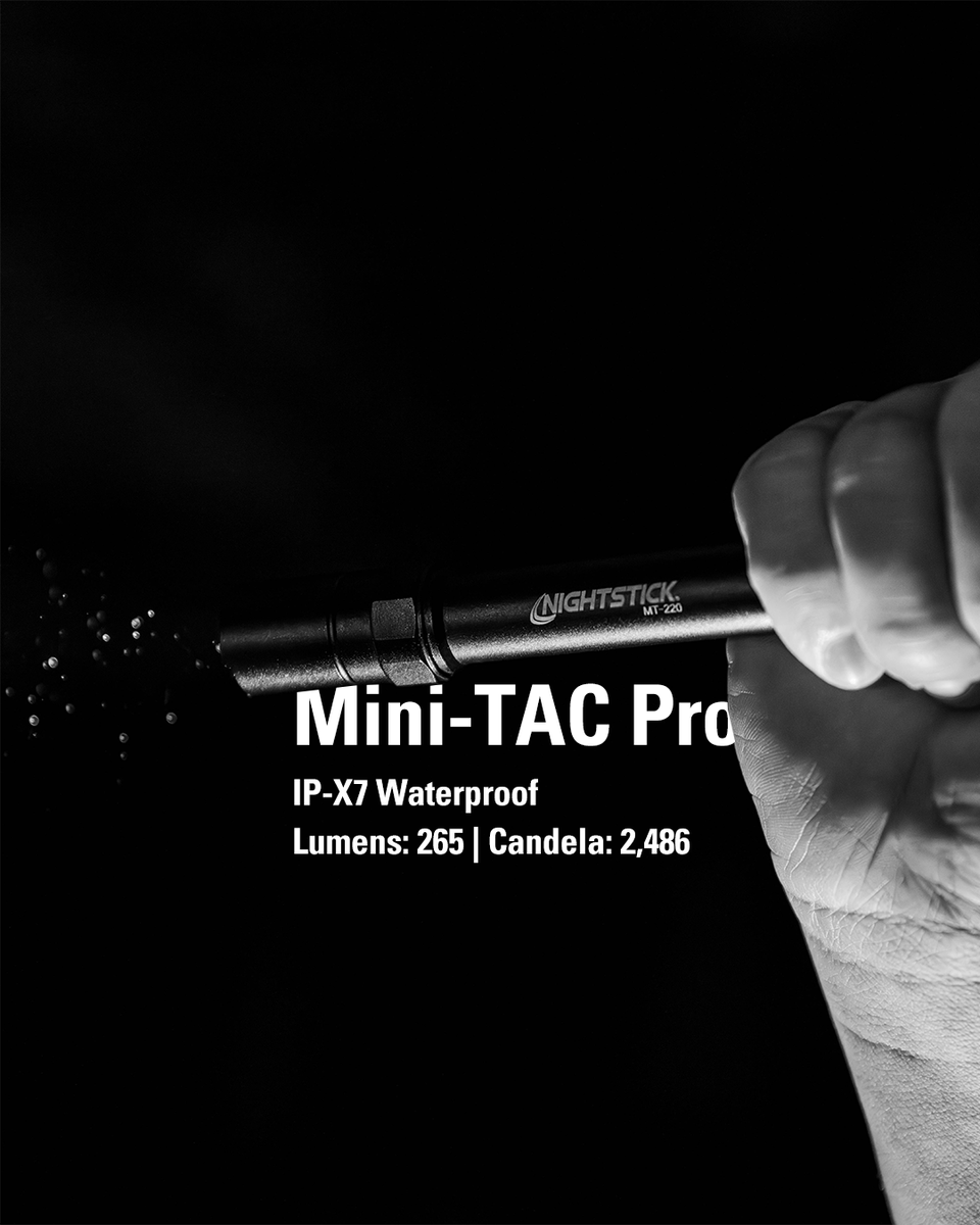 Nightstick's tweet photo. The MT-220 Mini-TAC Pro is one of the best EDC flashlights on the market. 🔥 

#edc #flashlight #taclight https://t.co/novyuRtwq2