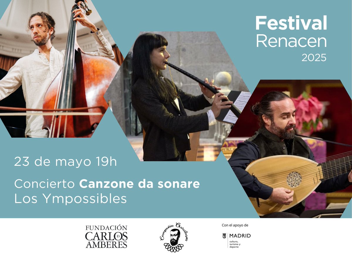 🔵 CONCIERTO "CANZONE DA SONARE" | LOS YMPOSSIBLES | V 23 DE MAYO | 19H | CAPILLA | FESTIVAL RENACEN | ENTRADAS EN NUESTRA WEB Y TAQUILLA |

🎻Se trata de una propuesta centrada en la música del barroco temprano 🎼