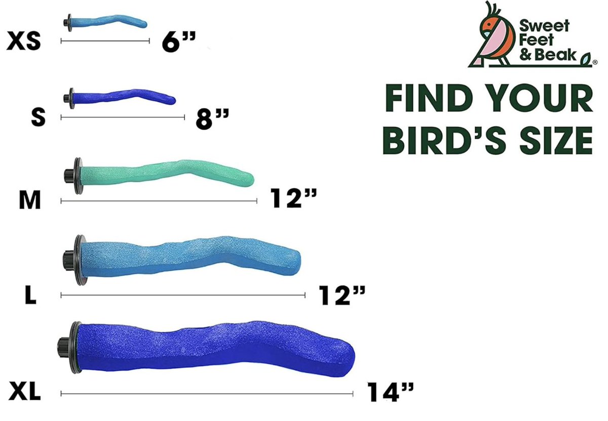 SweetFeet_Beak's tweet image. Like our nails, a bird’s beak is made up of living tissue that grows throughout the animal’s life.

Don't let your bird's beak &amp;amp; nails overgrow, the Safety Pumice Perch™ does it all!:
👇
sweetfeetandbeak.com/search?q=+Pumi…

#madeinusa #madewithlove #prettybird #allnaturalproducts #nailtrim