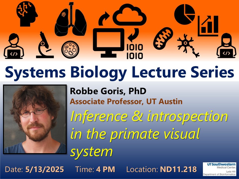 Lyda Hill Department of Bioinformatics (@lhbioinf_utsw) on Twitter photo Tomorrow at 4p on UTSW North campus! #SystemsBiology #Lecture
Hosted by <a href="/Wenhao86/">Wenhao Zhang</a> & lab Tomorrow at 4p on UTSW North campus! #SystemsBiology #Lecture
Hosted by <a href="/Wenhao86/">Wenhao Zhang</a> & lab