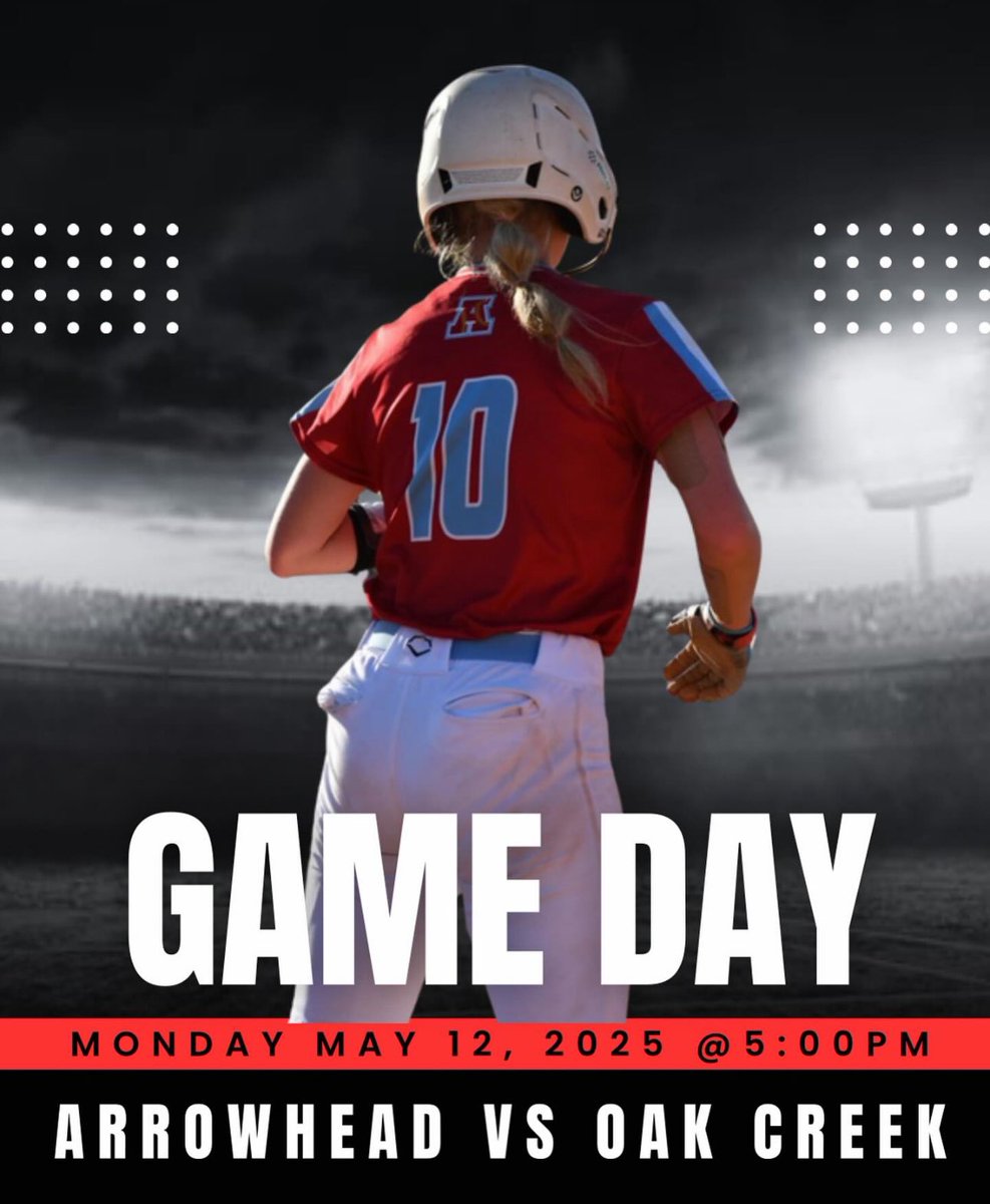 GAME DAY
Varsity/JV1 v. Oak Creek 5pm