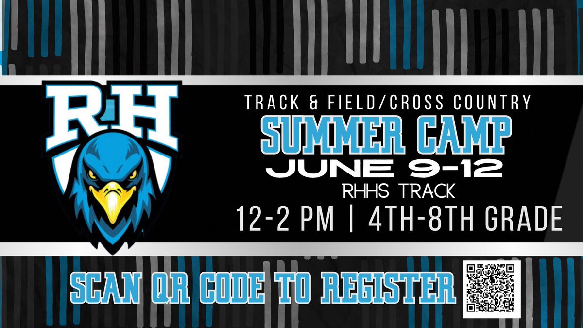 One month until our epic camp! Scan the QR code to sign up for XCTF Camp this summer ☀️ prosperisd.store.rankone.com/athletics-rock…
