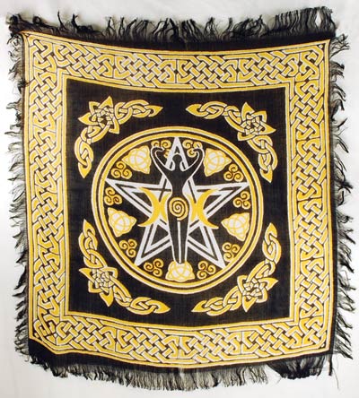 New Item: Altar cloth Pentagram Goddess 18x18 …ewitchesbroomclosetshop.myshopify.com/products/altar…