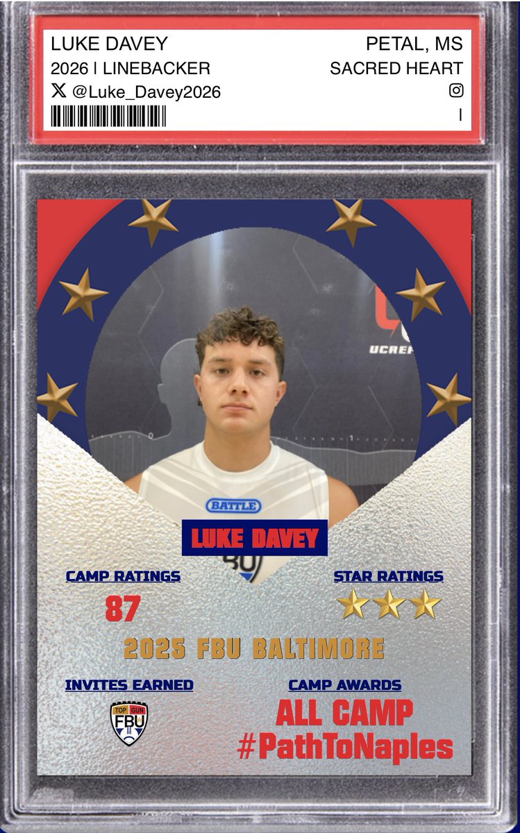 Great experience in Baltimore yesterday - Thanks to all the coaches and staff!  #pathtonaples