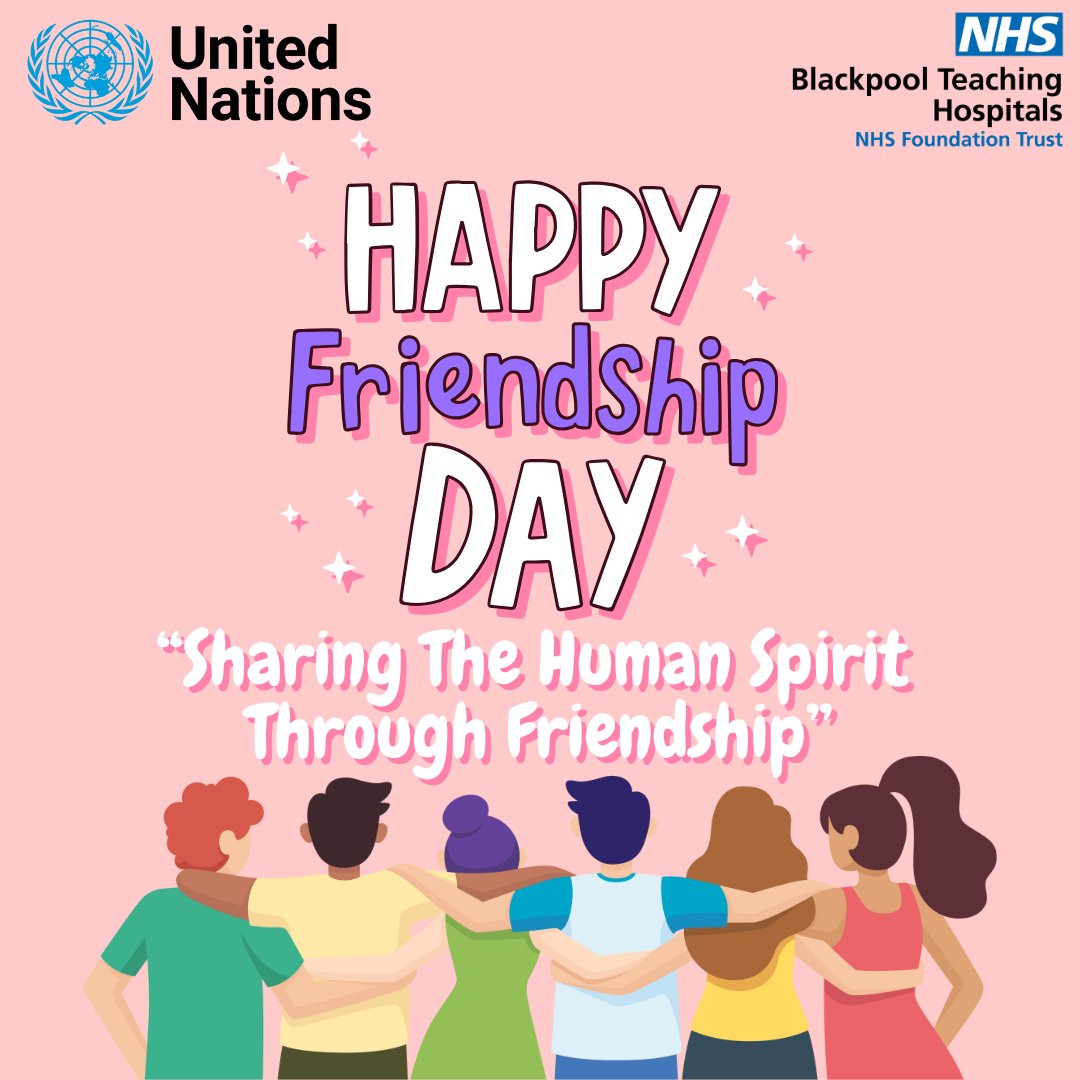 ❤️International Day of Friendship❤️

This day was proclaimed in 2011 by the United Nations with the idea that friendship between peoples, countries, cultures and individuals can inspire peace efforts and build bridges between communities.

Learn More ➡️ un.org/en/observances…