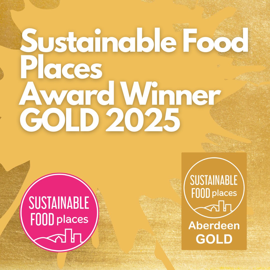Aberdeen has been recognised with the GOLD Sustainable Food Places Award, highlighting our role in building a better food system, supporting the Good Food Nation vision &amp; LOIP.

Read more: granitecitygoodfood.org/post/granite-c…

#GraniteCityGold