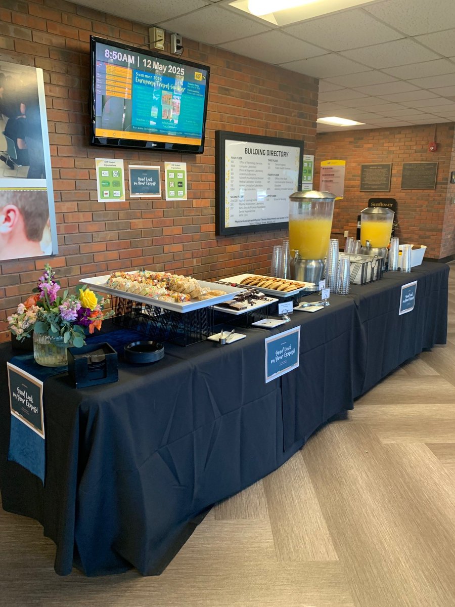 CHP students—finals week is here, and we've got a little pick-me-up for you! Stop by the 2nd floor lobby of Ahlberg Hall for some free treats to keep you fueled. 🍪🥤 Snacks will be available until 1:30 p.m. or while supplies last.
Good luck on finals—you’ve got this! 💪📚
