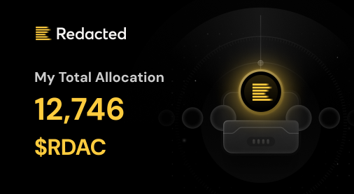 $RDAC gets listed tomorrow on Binance, MEXC and Bitget.

Current price pre-market: 1 $RDAC = $0.07

My total allocation is 12,746 tokens ($892) and 25% is unlocked on TGE, which means I will claim 3186 $RDAC tomorrow ($223).

I do think JIRASAN are oversold right now (floor at