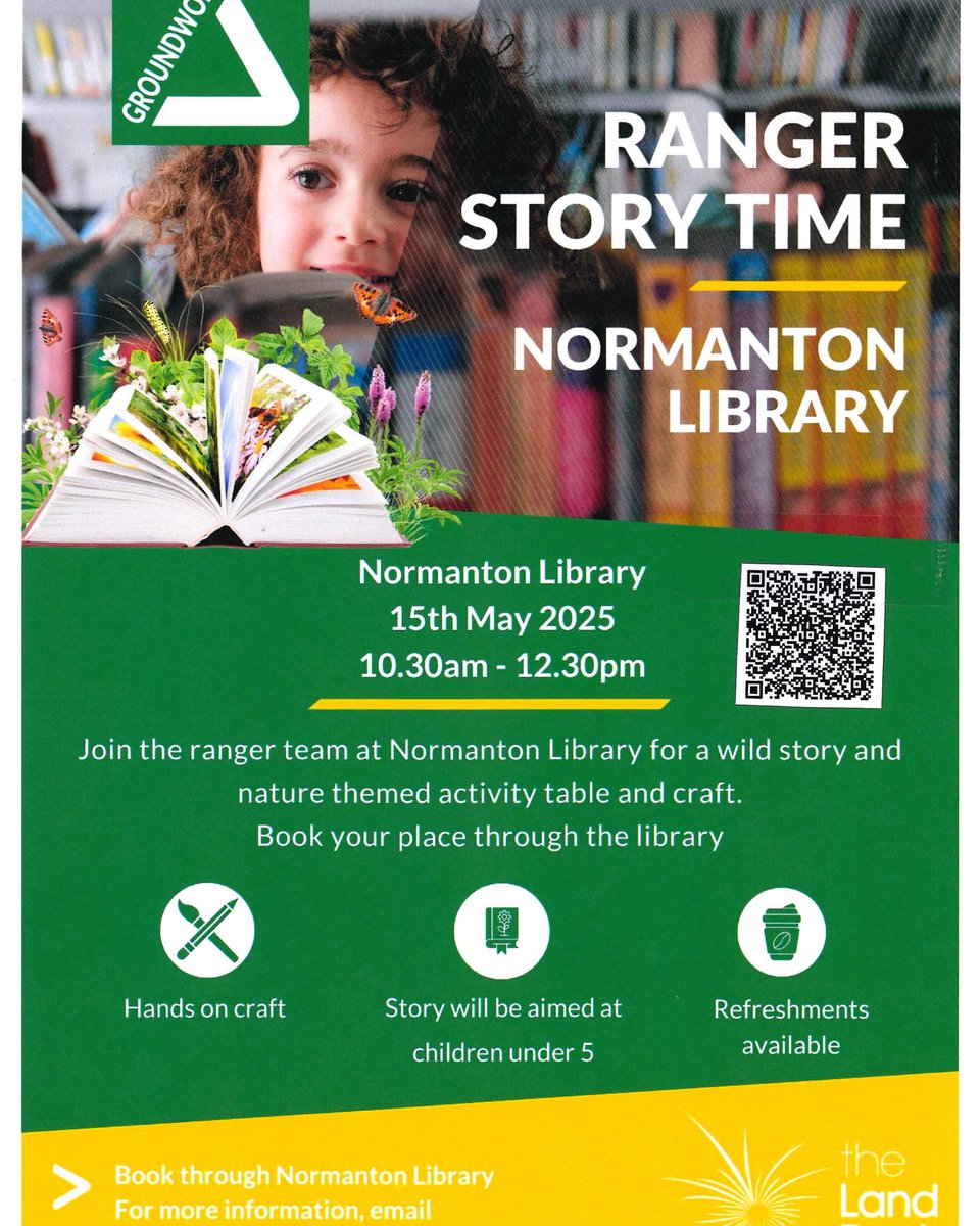 WFlibraries's tweet image. Last few places available for this Thursday- either book online at ticket source or give us a call at #NormantonLibrary 01924 302525. Be great to see you! @MyWakefield #nature #rangers #storytime #craft