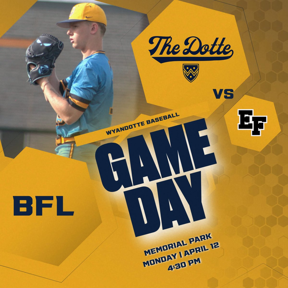Wyandotte Baseball (@wybearsbaseball) on Twitter photo The Bears (10-11, 7-5) Are Back at Home!
🆚 Edsel Ford (17-8, 5-7)
⏰ 4:30 PM
📍 Memorial Park
<a href="/jadn_mcgowen/">jadn mcgowen</a> on the bump ♠️
#BFL 🐻 The Bears (10-11, 7-5) Are Back at Home!
🆚 Edsel Ford (17-8, 5-7)
⏰ 4:30 PM
📍 Memorial Park
<a href="/jadn_mcgowen/">jadn mcgowen</a> on the bump ♠️
#BFL 🐻
