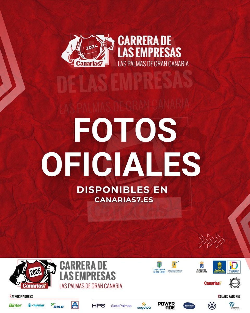 Canarias7CE's tweet photo. 📷 ¡Ya están disponibles las fotos oficiales de la @canarias7 Carrera de las Empresas!

Solo tienes que acceder al siguiente enlace: https://t.co/R0nCqAcH7e https://t.co/iEvAc3YUnk
