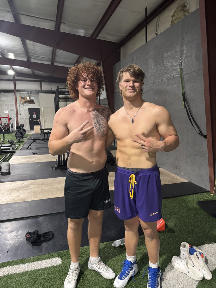Good work today with <a href="/JackPyburn1/">Jack Pyburn</a> <a href="/LSUfootball/">LSU Football</a> <a href="/BollesSchool/">The Bolles School</a> <a href="/DeshawnBrownInc/">Deshawn Brown</a>