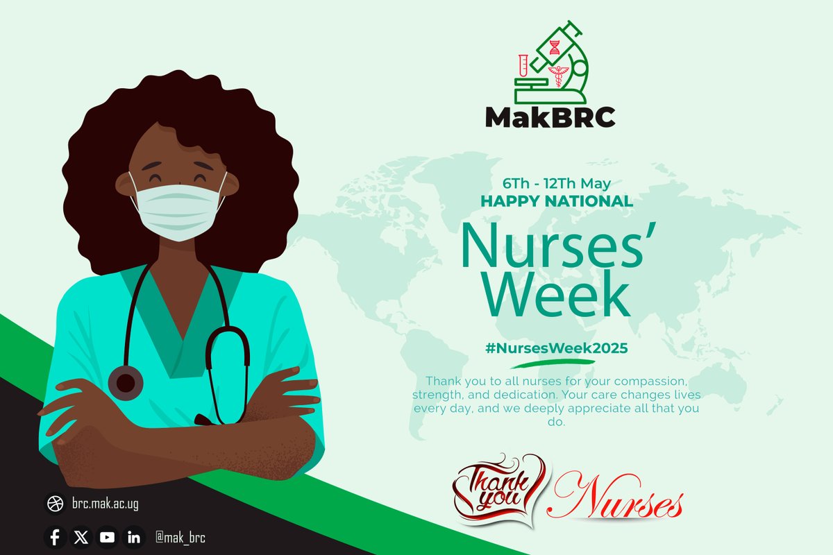 Mak_BRC's tweet image. This #NursesWeek2025, MakBRC celebrates and appreciates all nurses for their unwavering dedication, compassion, and care.
You are the heart of healthcare—thank you for all you do! 💙👩⚕️👨⚕️ #ThankYouNurses