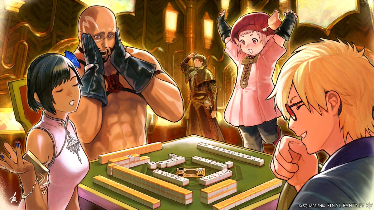 RON! That's a yakuman! 🀄💥

Get ready for the Gold Saucer festivities as the Make It Rain Campaign returns to #FFXIV on Monday, May 19! 🪙 sqex.to/mZYTM