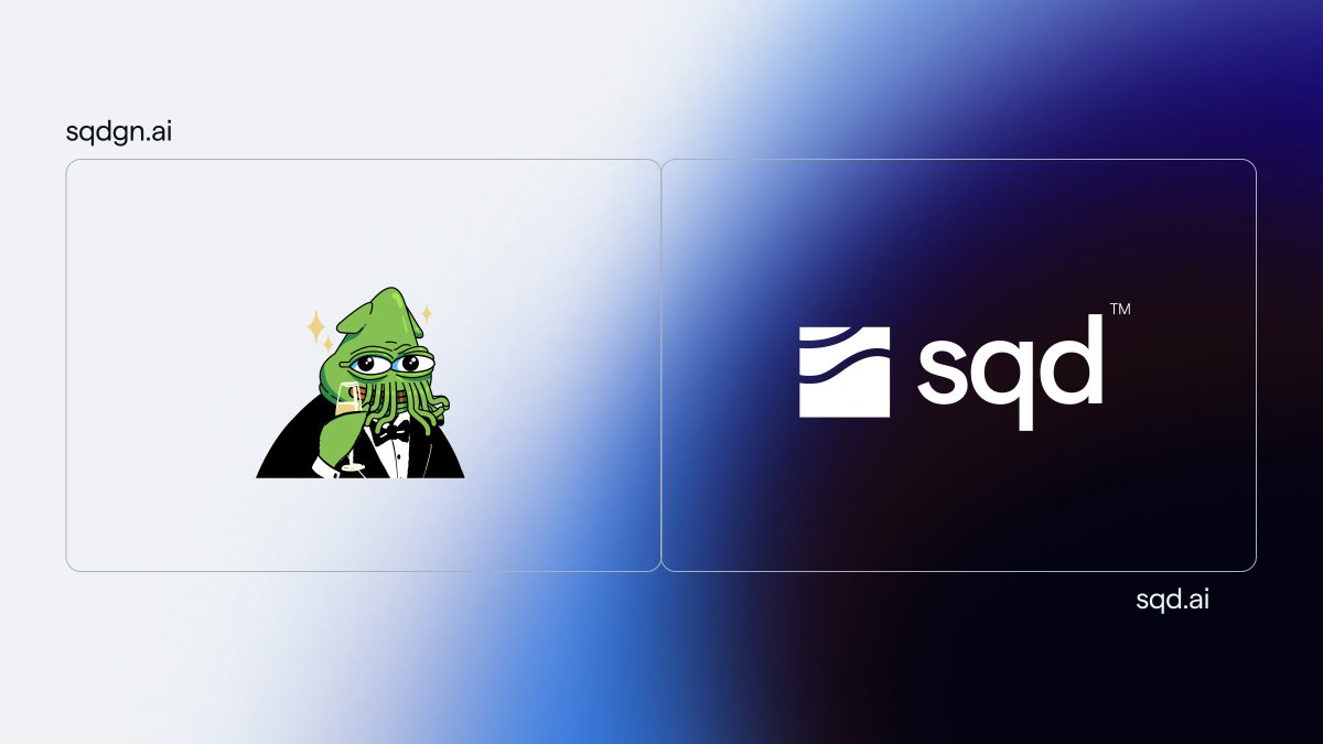 sqd.ai (@hellosqd) on Twitter photo SQD is uniquely positioned to serve AI agents with scalable blockchain data access.
A great example of this is our latest partner, <a href="/helloSQDGN/">Degenerate SQuiD | SQDGN</a>, the first personalized auto-trading degen AI agent that combines SQD's wealth of data with swarm intelligence. SQD is uniquely positioned to serve AI agents with scalable blockchain data access.
A great example of this is our latest partner, <a href="/helloSQDGN/">Degenerate SQuiD | SQDGN</a>, the first personalized auto-trading degen AI agent that combines SQD's wealth of data with swarm intelligence.