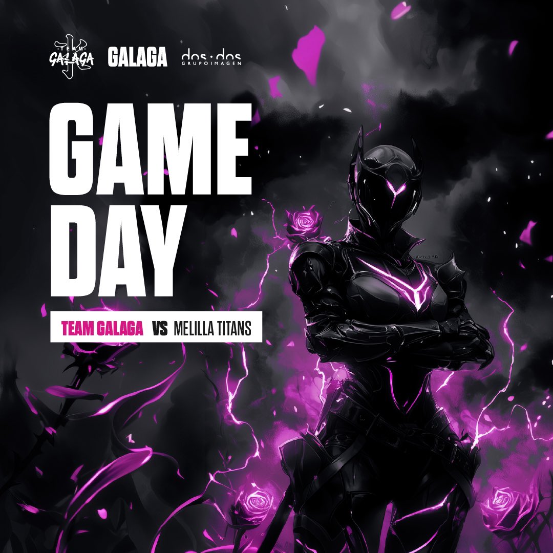 Hoy a las 18 hs nos enfrentamos a @MelillaTirans por la #LigaRadiante.
Nosotros llevamos el menú, ellos van a tener que lavar los platos.

#GoGalaga #Valorant