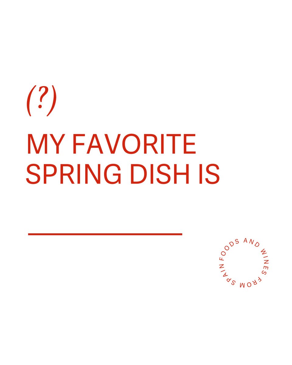 Chances are, you've got a ton of ideas for what to bring to the table this spring. But how many Spanish #recipes can you think of that truly capture the season?👇🍽️

#spanishfood #dish #cooking #food