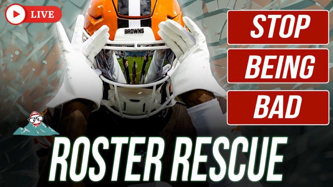 Garret Price (@dynastyprice) on Twitter photo Have you ever felt stuck with your roster?
Not sure if you are a true contender?
The rebuild not going well?
Join <a href="/DynastyRich/">Dynasty Rich</a> and <a href="/DynastyPrice/">Garret Price</a> and LIVE at noon today and we can go over your roster specifically!!!
dynastynerds.com/product/fantas… Have you ever felt stuck with your roster?
Not sure if you are a true contender?
The rebuild not going well?
Join <a href="/DynastyRich/">Dynasty Rich</a> and <a href="/DynastyPrice/">Garret Price</a> and LIVE at noon today and we can go over your roster specifically!!!
dynastynerds.com/product/fantas…