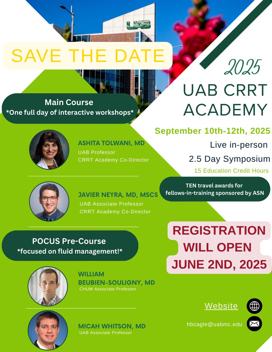 CRRT_Academy (@uab_crrt) on Twitter photo <a href="/UAB_NRTC/">UAB Nephrology</a> <a href="/UABHeersink/">UAB Heersink School of Medicine</a> <a href="/javo_neyra/">Javier Neyra</a> <a href="/UAB_NRTC/">UAB Nephrology</a> <a href="/UABHeersink/">UAB Heersink School of Medicine</a> <a href="/javo_neyra/">Javier Neyra</a>