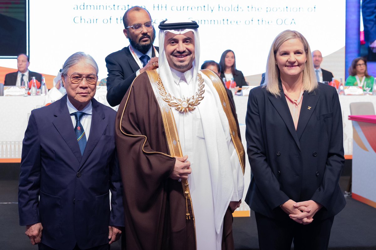 عبدالله بن فهد بن عبدالله (@abdullahfalsaud) on Twitter photo أهنئ أخي سمو الأمير فهد بن جلوي، نائب رئيس اللجنة الأولمبية والبارالمبية السعودية بمناسبة حصوله على وسام الاستحقاق من المجلس الأولمبي الآسيوي، تكريم مستحق يعكس مسيرة حافلة بالعطاء امتدت لأكثر من عقد في دعم وتنمية الحركة الأولمبية.
<a href="/TeamSaudi/">Team Saudi | فريق السعودية</a> أهنئ أخي سمو الأمير فهد بن جلوي، نائب رئيس اللجنة الأولمبية والبارالمبية السعودية بمناسبة حصوله على وسام الاستحقاق من المجلس الأولمبي الآسيوي، تكريم مستحق يعكس مسيرة حافلة بالعطاء امتدت لأكثر من عقد في دعم وتنمية الحركة الأولمبية.
<a href="/TeamSaudi/">Team Saudi | فريق السعودية</a>