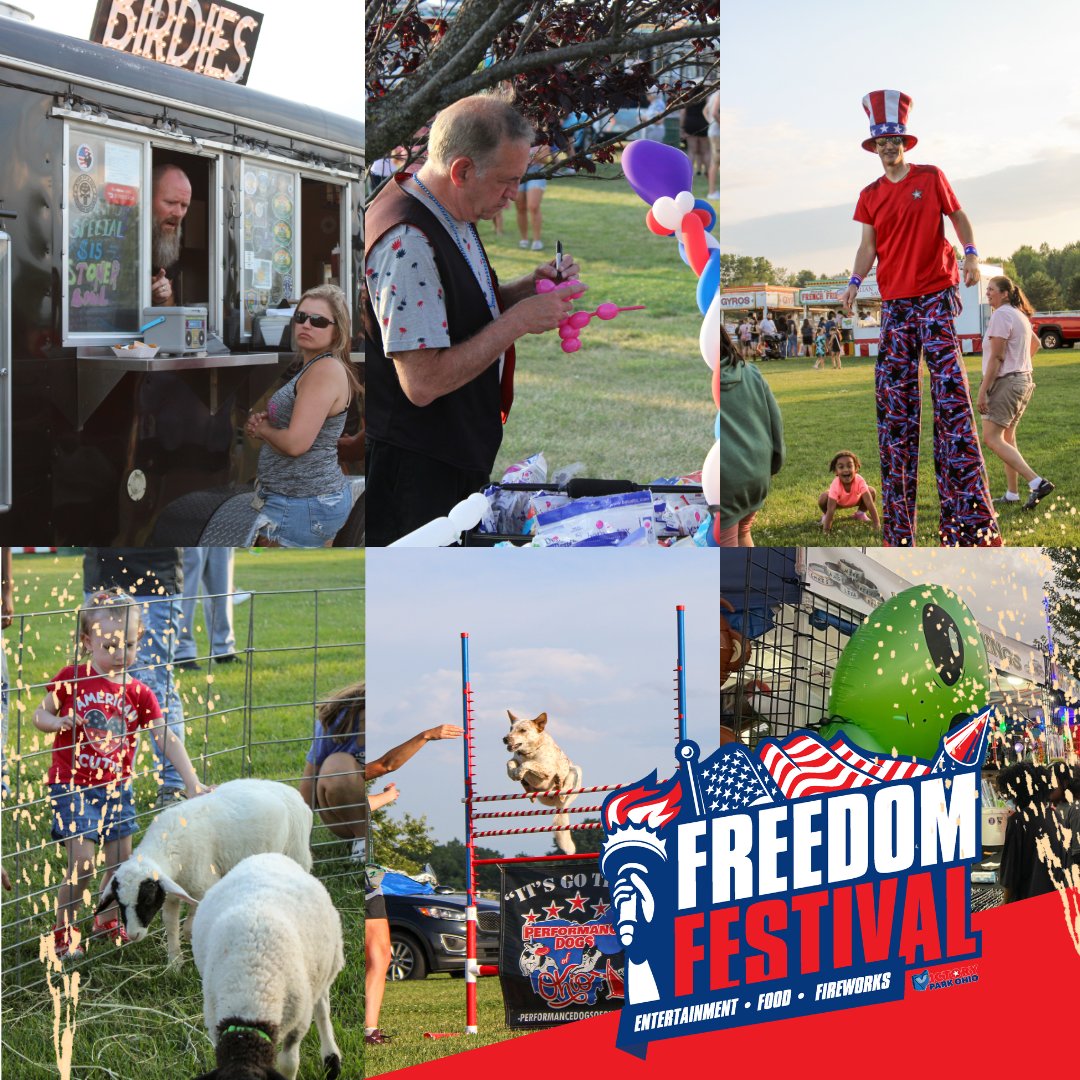 Tickets for Freedom Festival at Victory Park are available now! 

This event will be held on Thursday, July 3, 2025 from 4:00pm-11:00pm and will host vendors, food trucks, live entertainment, and a fireworks display.

Get your tickets here: bit.ly/43XxMxz