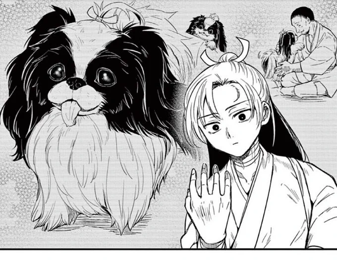 本日5/13は #愛犬の日。

第1話に登場する犬も、かつては誰かの愛犬だったようです。🐩_(:3 」∠)

#竜送りのイサギ
今なら期間限定1〜3巻無料公開中!
https://t.co/nskvwvhVD8 