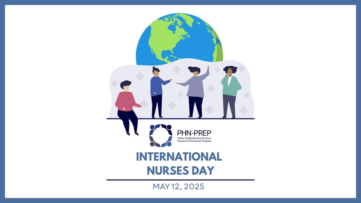 Today is #InternationalNursesDay! 🌍💙 PHN-PREP celebrates nurses who are the heart of health care. From hospitals to home visits, your leadership and compassion inspire us. Thank you for all that you do! #Nurses2025