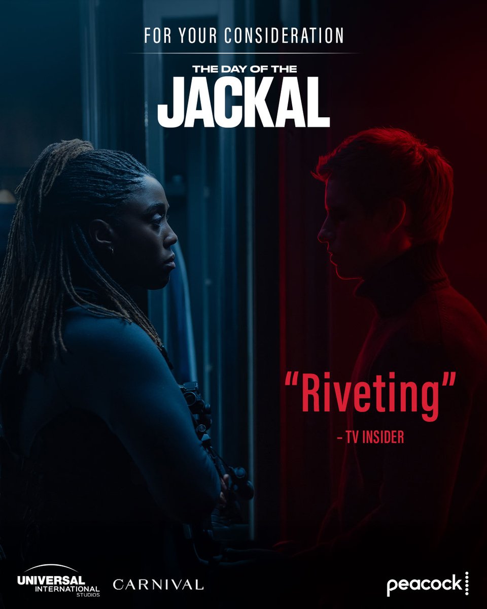 #TheDayoftheJackal is a masterfully crafted thriller that delivers tension, sophistication and a relentless game of cat and mouse. #FYC #FYCUSG #UIS #UniversalInternationalStudios