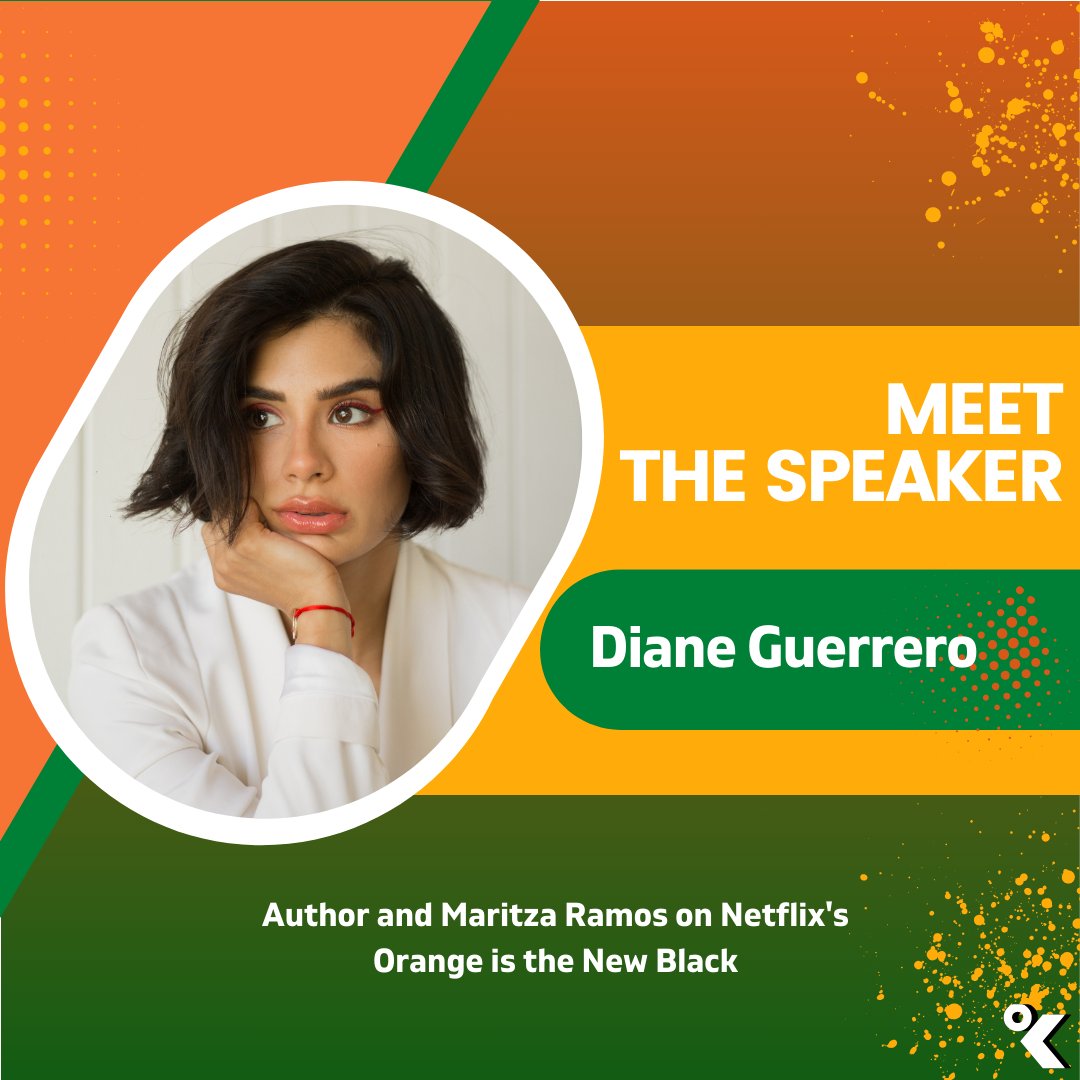 KepplerOnCampus's tweet image. 🌟 This #HispanicHeritageMonth, celebrate culture, resilience &amp; representation with #kepplerspeaker @dianeguerrero__! From "Orange Is the New Black" to activism, Diane uses her voice to inspire change. Bring her powerful story to your campus! 🎤✨