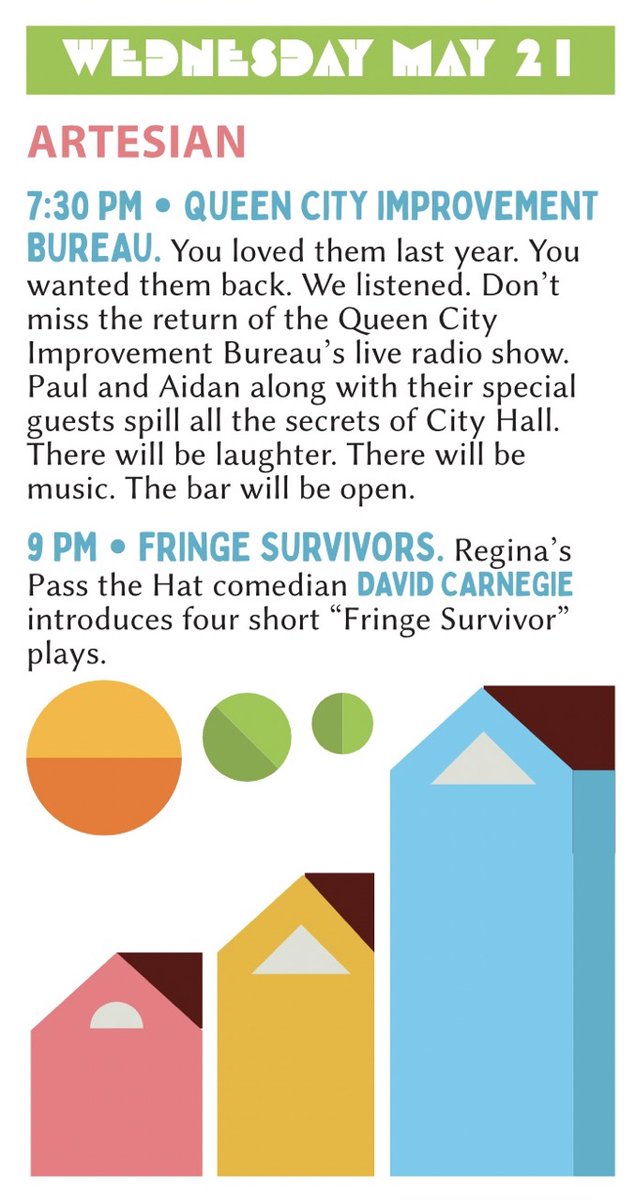 It's QCIB Live II: The QCIBening!
The Queen City Improvement Bureau will be recording live at the Artesian on Wed May 21 as part of #CVAF2025. We'll have local celeb city hall journos on stage, the usual shenanigans &amp; more. Free admission, lanyards! #yqrcc
