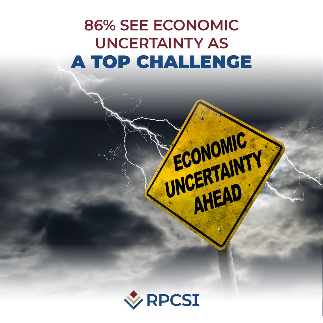 RPCSI's tweet image. You&apos;re not alone. 86% of business leaders cite economic uncertainty as a major hurdle. Let&apos;s navigate it together with smart retirement planning. #EconomicUncertainty #RetirementSolutions #BusinessChallenges