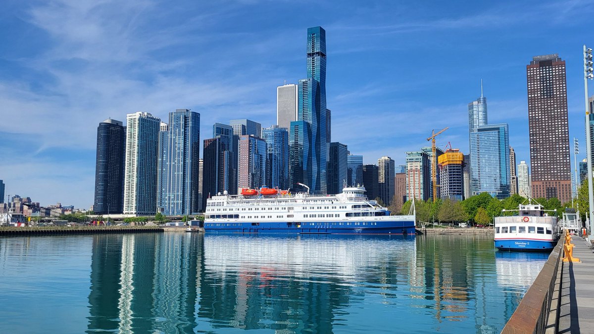Clark Communications (@clarkcom) on Twitter photo Congratulations to <a href="/VictoryCruise/">Victory Cruise Lines</a> on the christening of Victory II. Ship fits like a glove on the west wall of Navy Pier! Congratulations to <a href="/VictoryCruise/">Victory Cruise Lines</a> on the christening of Victory II. Ship fits like a glove on the west wall of Navy Pier!