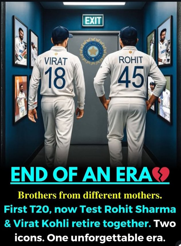 End Of An Era 💔....
#ViratKohli𓃵 #ViratKohli #thankuviratkholi #RohitSharma𓃵