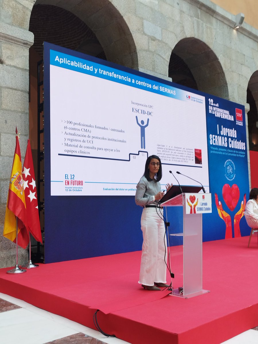 InveCuid_h12o (@invecuid_h12o) on Twitter photo 📢📢📢Brillante exposición de nuestra compañera <a href="/Candelas_Lopez/">Candelas López</a> como finalista en la categoría de Cuidados en el Presente de la I Jornada SERMÁS Cuidados <a href="/SaludMadrid/">Salud Madrid</a>👏🏻👏🏻👏🏻👏🏻 En el Día Internacional 🌎 de la Enfermería <a href="/H12Octubre/">Hospital Universitario 12 de Octubre</a> #somosdel12 📢📢📢Brillante exposición de nuestra compañera <a href="/Candelas_Lopez/">Candelas López</a> como finalista en la categoría de Cuidados en el Presente de la I Jornada SERMÁS Cuidados <a href="/SaludMadrid/">Salud Madrid</a>👏🏻👏🏻👏🏻👏🏻 En el Día Internacional 🌎 de la Enfermería <a href="/H12Octubre/">Hospital Universitario 12 de Octubre</a> #somosdel12