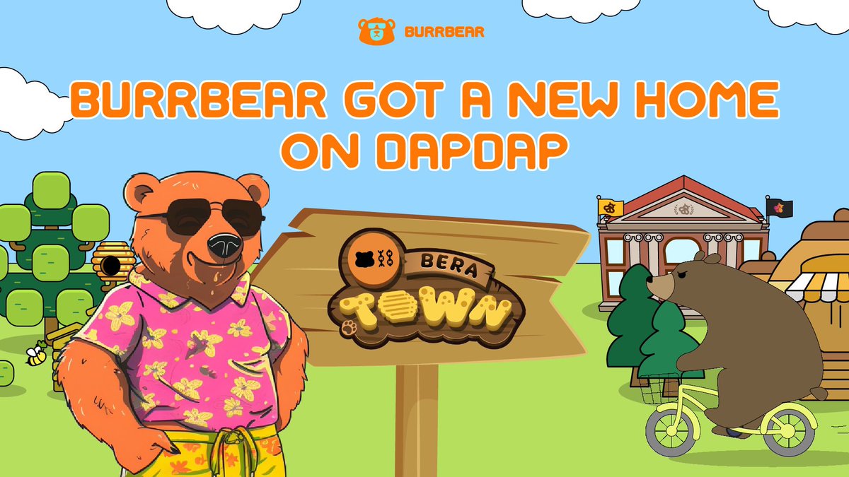 moneygoesburr's tweet photo. We’ve got a new home on @0xberatown!

BurrBear has been integrated into BeraTown, the do-everything app on Bera

Now you can get in and out of your favorite pairs on Berachain right on the BeraTown dApp

Give it a go, we know we’ve found it real useful 🥰 https://t.co/08s8gUKKtm