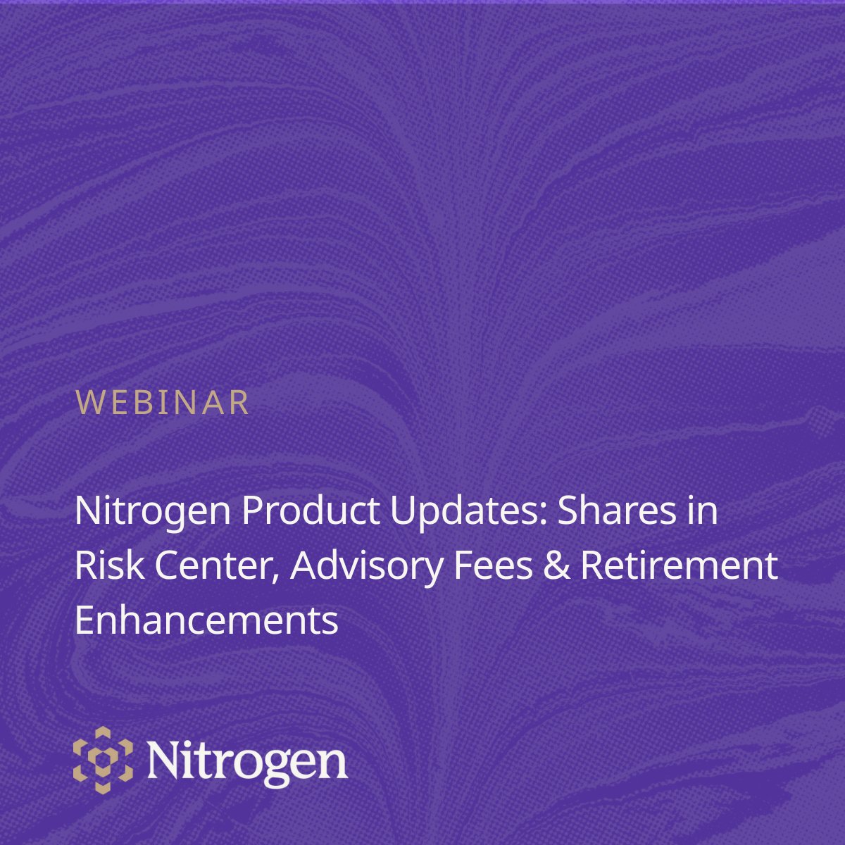 The big event is this week!

Join us Wednesday, May 14 @ 2 PM EDT for an exclusive look at our latest product updates — all designed to make your advisory life easier, faster, and more powerful. 💼🔍

 Here’s a glimpse at what we're covering: 
 • Shares in Risk Center
 •