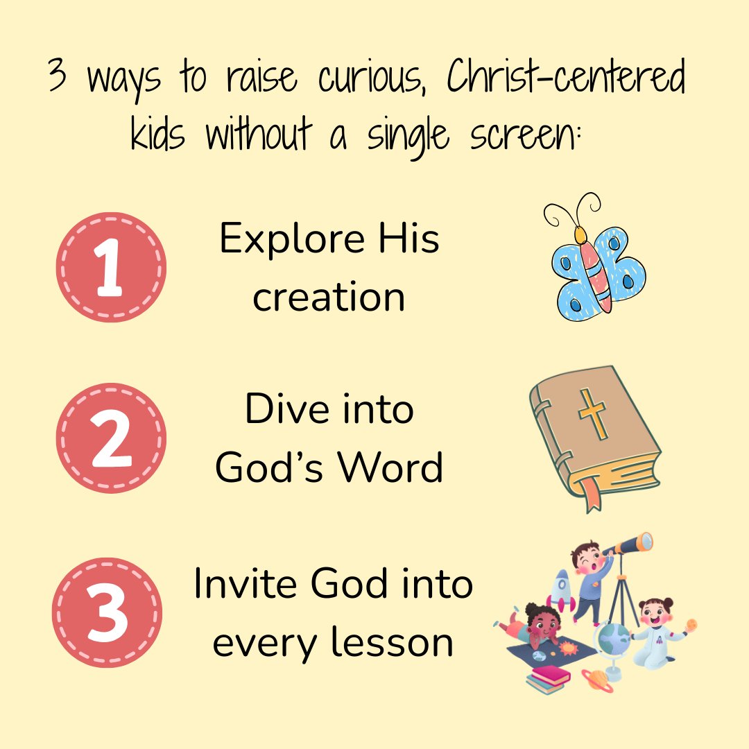 No screens? No problem.
✨ Explore God’s world
📖 Open His Word
🙌 Let Him lead every lesson
Let Sprouts help!
#ChristianParenting #ScreenFreeFun