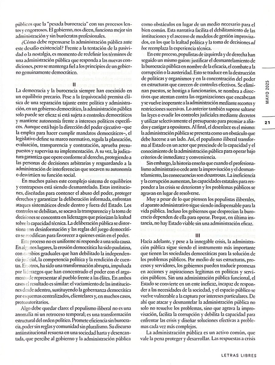 GmoCejudo's tweet image. ¿Cuál es el papel de la administración pública como práctica y como disciplina en un contexto de crisis democrática y desconfianza frente al conocimiento experto?
Fernando Nieto Morales y yo proponemos algunas ideas para iniciar una discusión.