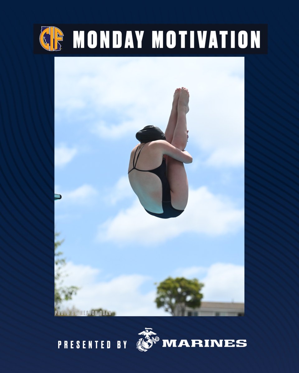 CIF Southern Section (@cifss) on Twitter photo It’s #MondayMotivation presented by <a href="/USMarineCorps/">USMC Recruiting</a>
“Perseverance is not just about ’sticking with it’; sometimes it is about solving a problem by thinking laterally.” - Tom Daley
Learn more about the Marines NROTC scholarship! See the 🔗 in bio It’s #MondayMotivation presented by <a href="/USMarineCorps/">USMC Recruiting</a>
“Perseverance is not just about ’sticking with it’; sometimes it is about solving a problem by thinking laterally.” - Tom Daley
Learn more about the Marines NROTC scholarship! See the 🔗 in bio